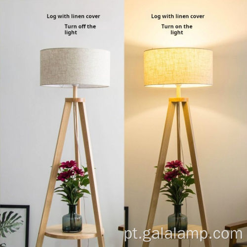 Candeeiro de pé LED nórdico moderno